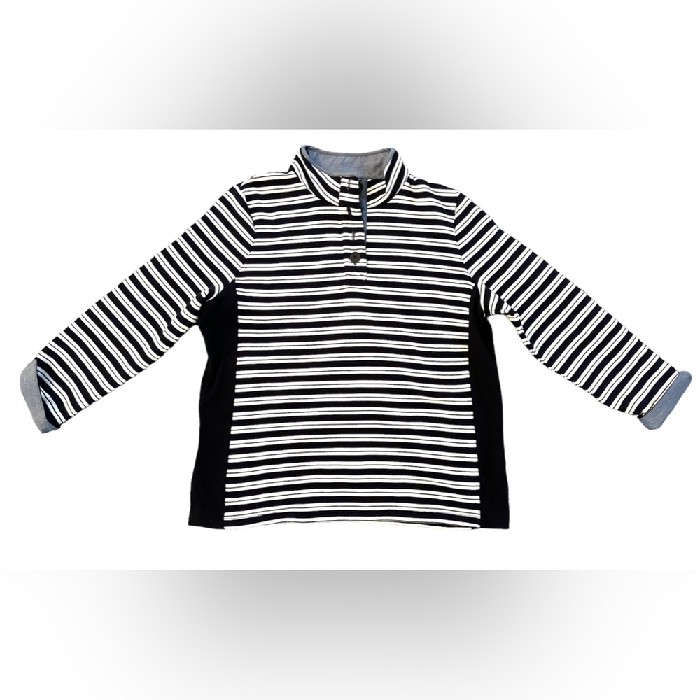 Talbots Hello Saturday Striped Pullover Size LP